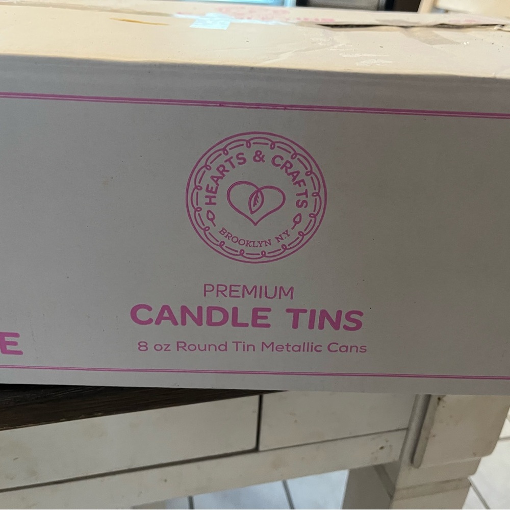 Hearts & Crafts Premium Candle Tins
